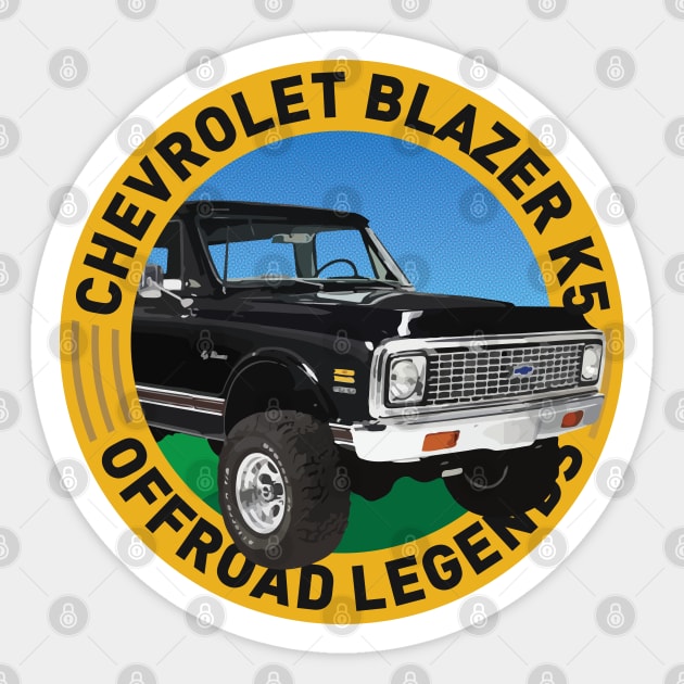 4x4 Offroad Legends: Chevrolet Blazer K5 Sticker by OFFROAD-DESIGNS